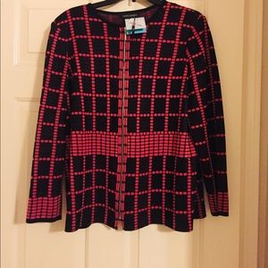 Stunning Ming Wang zip front Jacket